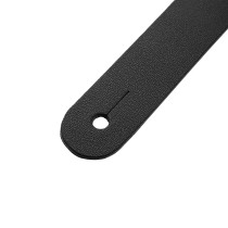 M26PD-BLK-MAT Tracolla in pelle pieno fiore imbottita Matte Black 3"