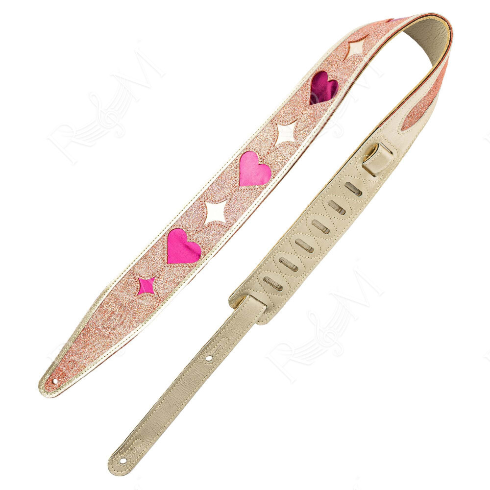 MJH317-002 Tracolla in pelle Country Queen 2.5"