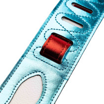 MJH317-006 Tracolla in pelle Glam Rock lightning Bolt 2.5"