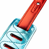 MJH317-006 Tracolla in pelle Glam Rock lightning Bolt 2.5"