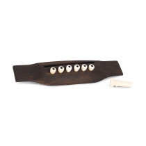 18APP0027 Bone Bridge Pins Black Inlay