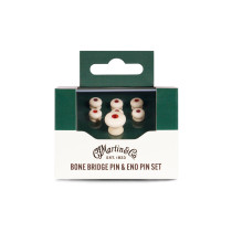 18APP0028 Bone Bridge Pins Faux Tortoise Inlay