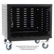 IR-8G Armadio Rack 8U su Ruote