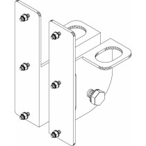 Hoist motor bracket on sliding block