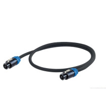Cavo professionale per diffusori acustici passivi - sez. 8 x 2 mm2 - con connessioni Speakon 8P Neutrik/NL8FC - HPC680BK - NL8FC