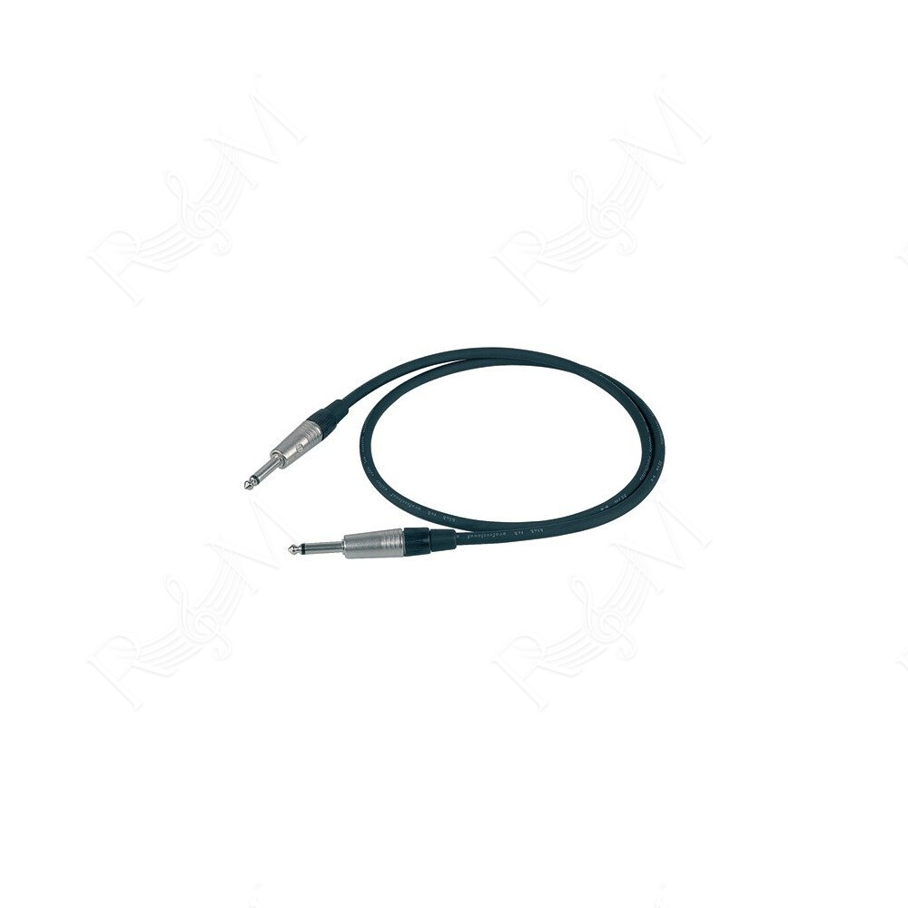 Cavo professionale per diffusori acusti passivi - sez. 2 x 1,5 mm2 - con connessioni spina jack Mono Ø 6.3 mm Neutrik /NP2C - HP
