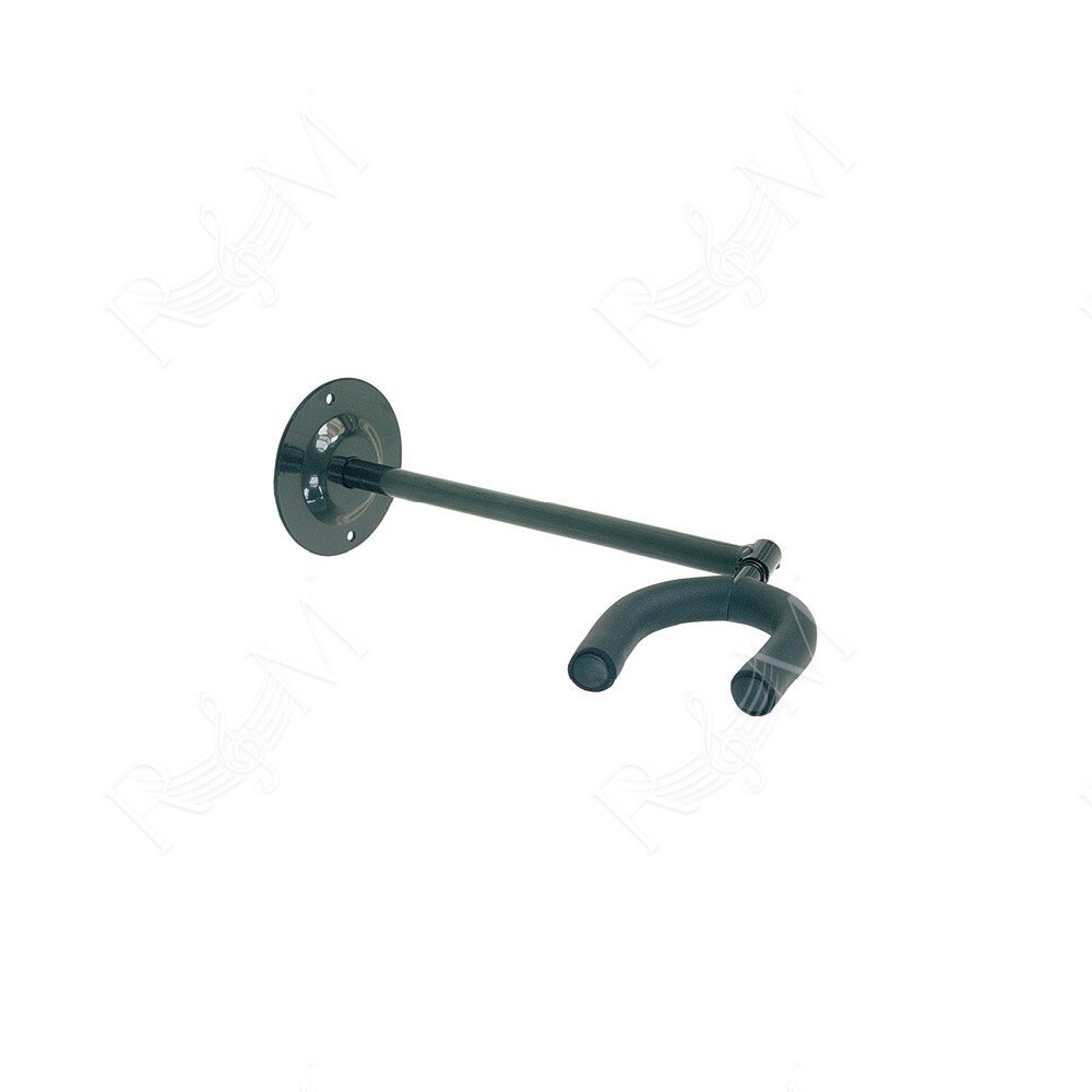Supporto a muro per chitarra elettrica/acustica regolabile a 33° gradi.