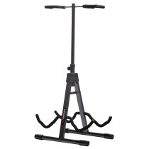 Supporto universale doppio per basso/chitarra elettrica e chitarra classica/acustica