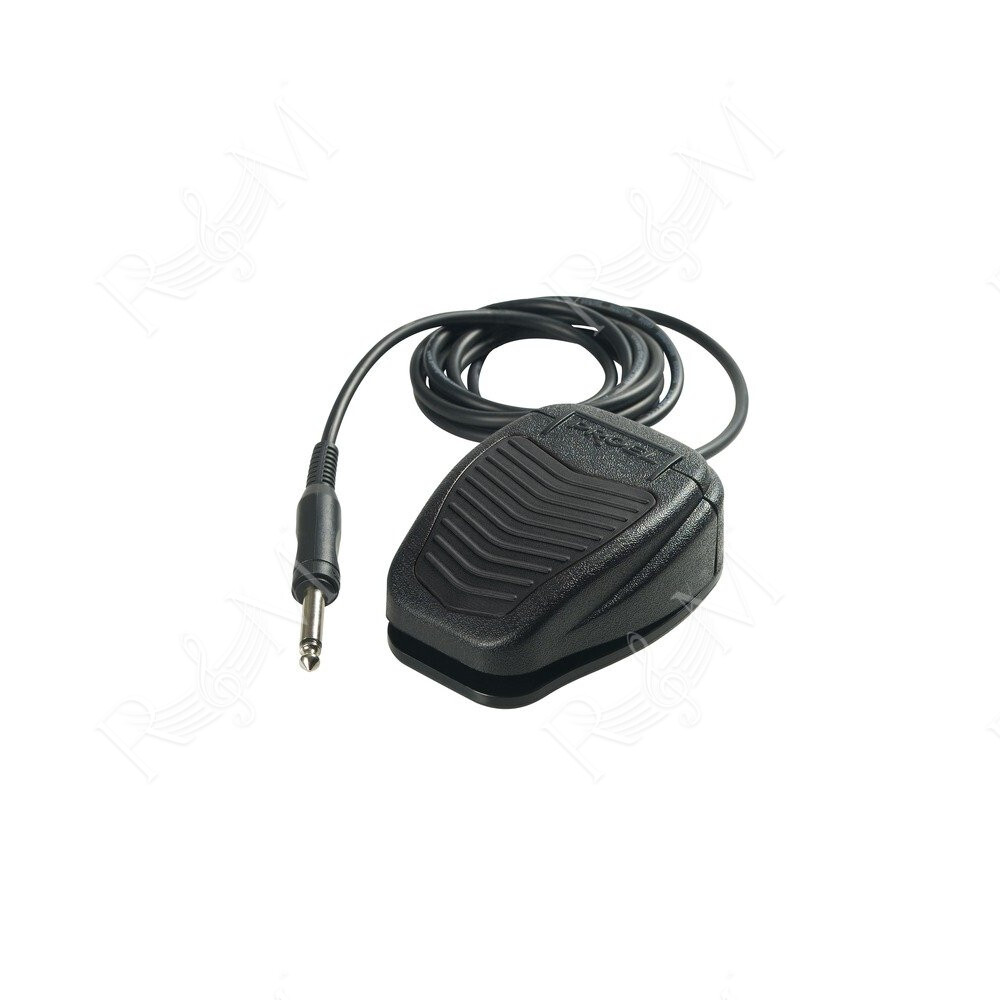 Pedale di comando “ON/OFF”, in robusto ABS e base rinforzata, dotato di cavo di 2.00 mt terminante con spina jack mono ø 6.3 mm.