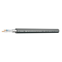 Cavo bilanciato “high quality” per microfono con guaina esterna flessibile - O.F.C. (Oxygen Free Copper - Sezione 2 x 0,22 mm2).
