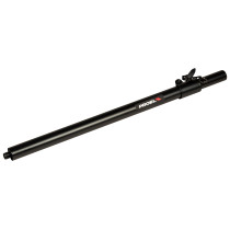 Supporto distanziatore cassa-subwoofer regolabile in acciaio con terminale inferiore avvitabile (provvisto di vite M20 x 2.5).