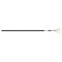 Cavo professionale per connessioni ethernet Cat6 UTP 4x2xAWG23/1. Guaina esterna in poliuretano.