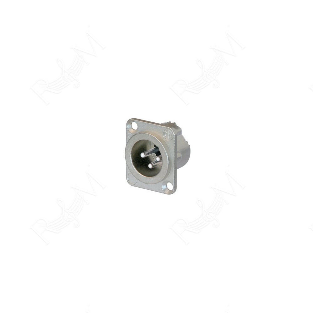 Spina da pannello NEUTRIK XLR 3P in alluminio anodizzato.