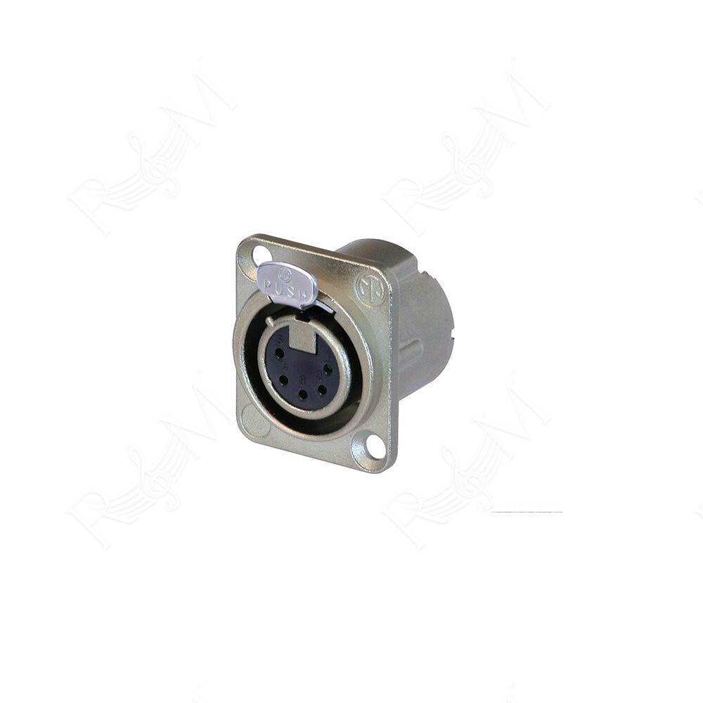 Presa da pannello NEUTRIK XLR 5P in alluminio anodizzato.