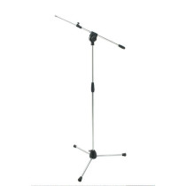Asta professionale a giraffa telescopica per microfono, con base tripoide in alluminio