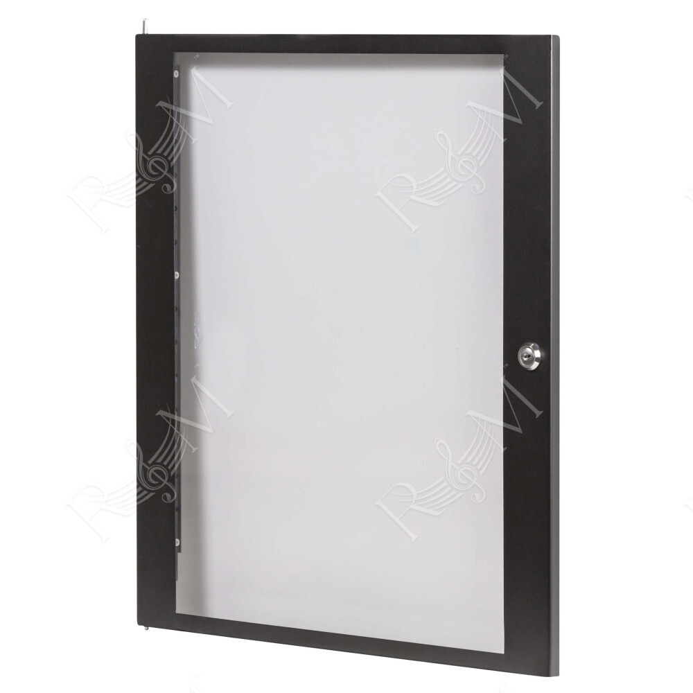 Porta anteriore ad 12U, realizzata in plexiglass con telaio in acciaio