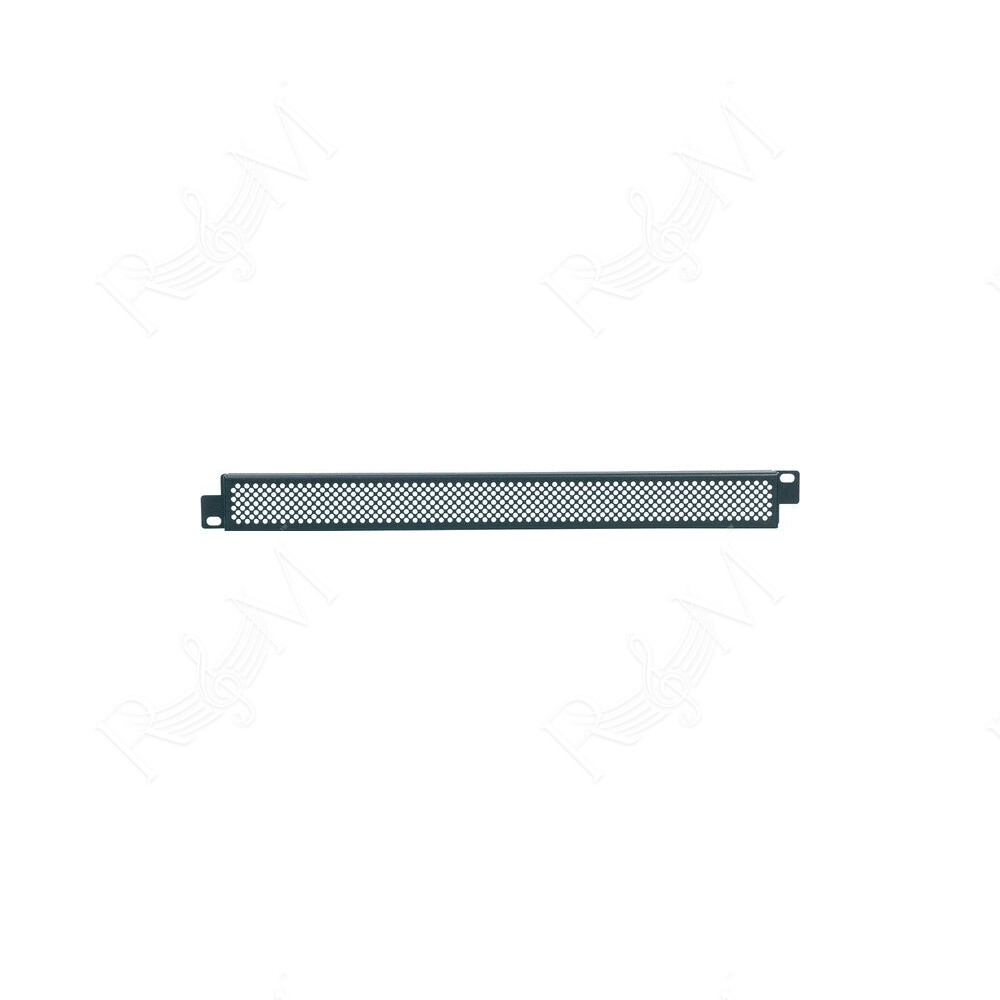 Pannello di protezione/sicurezza 1 unità rack 19' con rete metallica anti-intrusione.