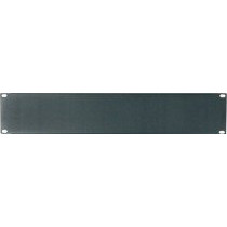 Pannello cieco 2 unità rack 19'.