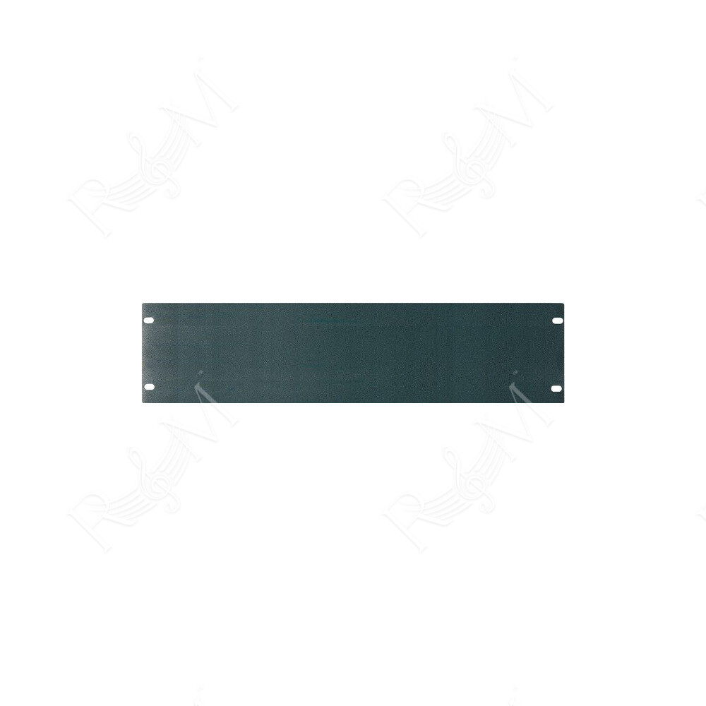 Pannello cieco 3 unità rack 19'.