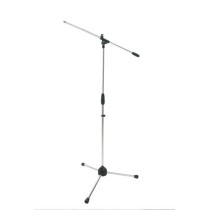 Asta a giraffa per microfono, con base tripoide in nylon.