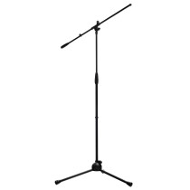 Asta a giraffa per microfono, con base tripoide in nylon.