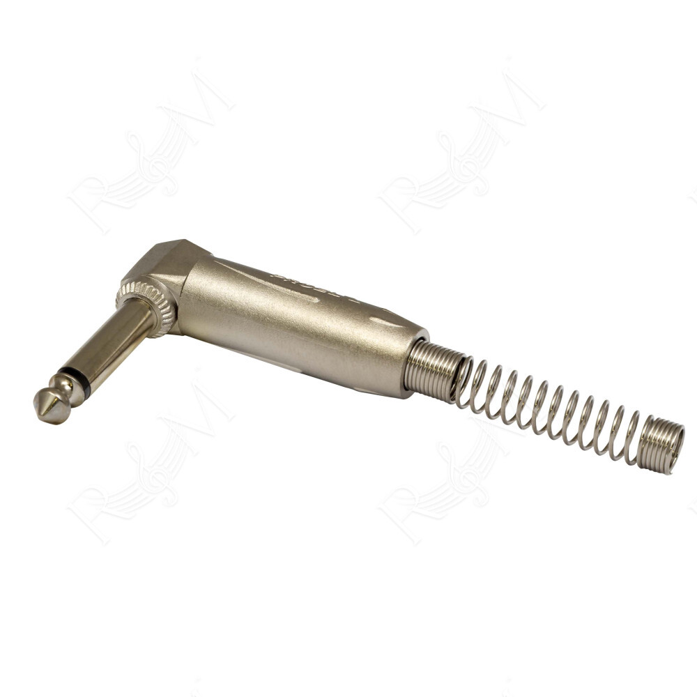Nuovo Jack Mono professionale ad angolo 90° Ø 6,3mm.-1/4” interamente in metallo.
