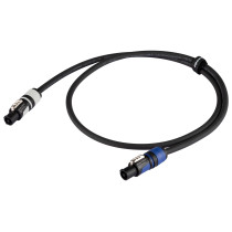 Prolunga elettrica Professionale PROEL con cavo HPC3025FG “flame retardant” 3x2.5 mm2. Disponibile in nero. Lunghezza: 5 m