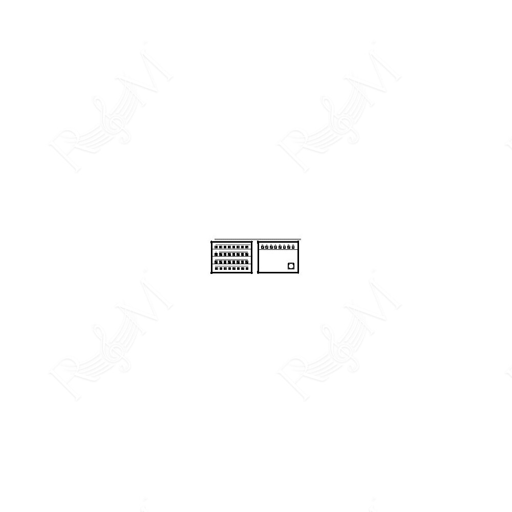 Stage Box con N. 32 prese da pannello XLR neutrik 3 poli (NC3FDL1), N. 8 spine da pannello XLR neutrik 3 poli (NC3MDL1), N. 1 sp