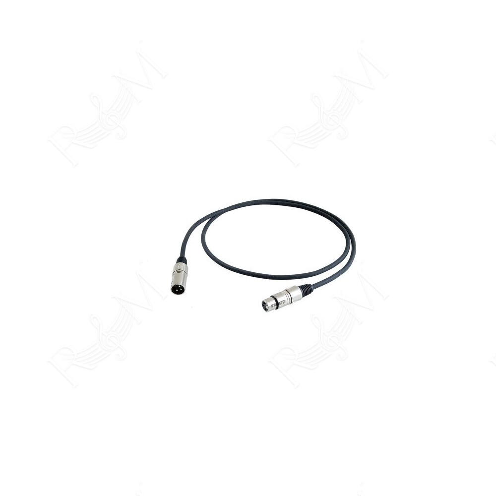 Cavo professionale bilanciato con connessioni presa volante XLR 3P PROEL - spina volante XLR 3P PROEL/ XLR3FVPRO - HPC210 - XLR3