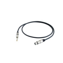 Cavo professionale sbilanciato con connessioni spina jack Mono Ø 6.3 mm PROEL - presa volante XLR 3P PROEL/ S2CPROBK HPC210BK - 