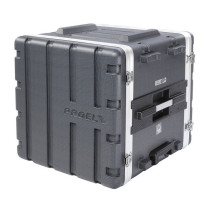Custodia a rack 19' - 10U - realizzata in Polietilene Force, con ruote