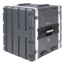 Custodia a rack 19' - 12 unità - realizzata in 'Polietilene FORCE'. Profondità interna utile: 420 mm