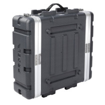 Custodia a rack 19' - 3 unità - realizzata in 'Polietilene FORCE'. Profondità interna utile: 420 mm