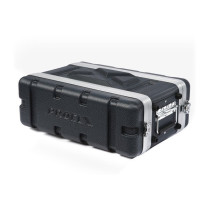 Custodia a rack 19' - 3 unità - realizzata in 'Polietilene FORCE'. Profondità interna utile: 208 mm