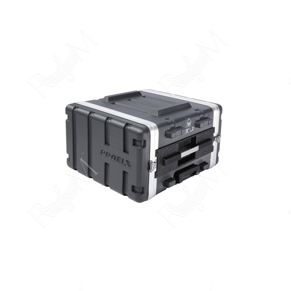 Custodia a rack 19' - 6U - realizzata in Polietilene Force, con ruote