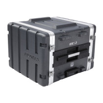 Custodia a rack 19' - 8U - realizzata in Polietilene Force, con ruote