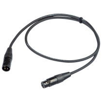 Cavo professionale bilanciato con connessioni spina volante XLR 3P REAN - HPC225 - presa volante XLR 3P REAN. Lunghezza: 15 metr