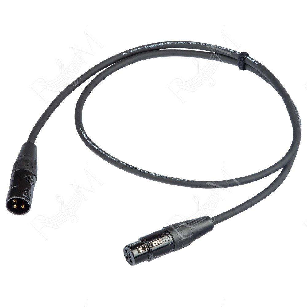 Cavo professionale bilanciato con connessioni spina volante XLR 3P REAN - HPC225 - presa volante XLR 3P REAN. Lunghezza: 15 metr