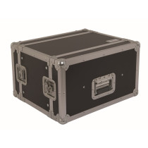 Flight case professionale 6U a rack 19', profondità utile corpo 25cm.