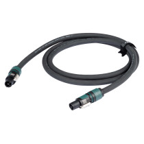 Cavo professionale per diffusori acustici passivi - 4 x 4 mm2 - con connessioni Speakon 4P Neutrik/NL4FXXWL - HPC644 - NL4FXXWL.