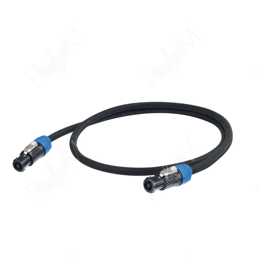 Cavo professionale per diffusori acustici passivi - sez. 4 x 4 mm2 - con connessioni Speakon 4P Neutrik/NL4FC - HPC644 - NL4FC. 