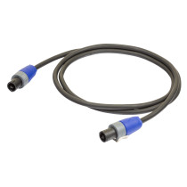 Cavo professionale esoterico per diff usori acustici passivi (sez. 2 x 1,5 mm2) con connessioni Speakon 2P Neutrik/ NL2FXXWS - H