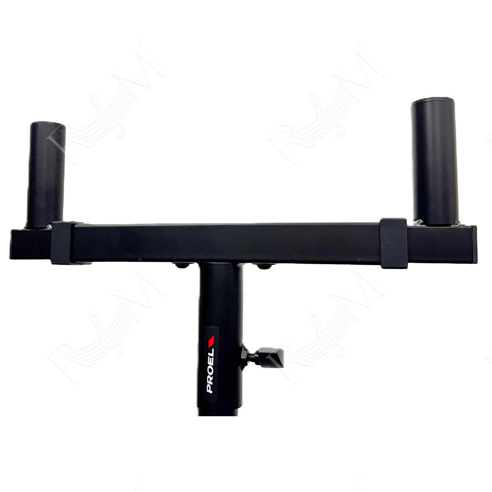 Supporto regolabile - 310 - 490 mm (12.20 - 19.29") - per coppia di casse acustiche.