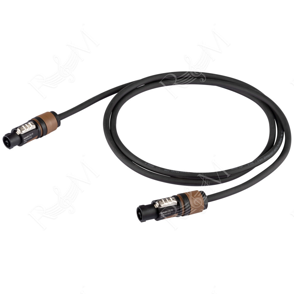 Cavo professionale esoterico per diff usori acustici passivi (sez. 2 x 1,5 mm2) con connessioni Speakon 2P Neutrik/ NL2FXXWS - H