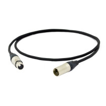 Cavo professionale DMX per segnale DMX512 con connessioni presa volante XLR 5P Neutrik - spina volante XLR 5P Neutrik/NC5FXX - D