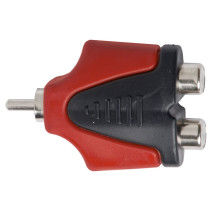 Nuovo adattatore spina RCA > 2 x presa RCA.
