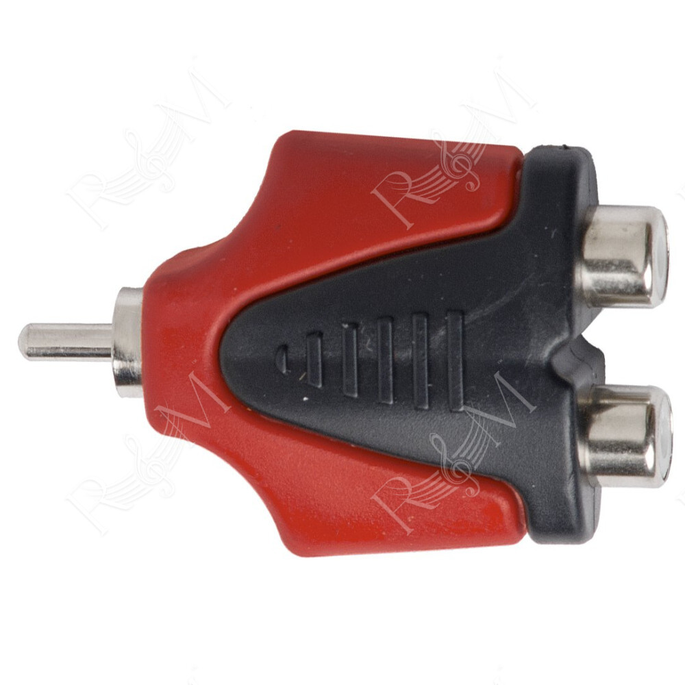 Nuovo adattatore spina RCA > 2 x presa RCA.