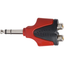 Nuovo adattatore spina 6,3 stereo > 2 x presa RCA.