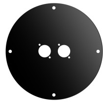 Disco frontale in acciaio verniciato nero per AV190/AV195