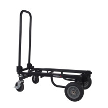 Carrello di medie dimensioni, con superficie di carico variabile da un minimo di 585 ad un massimo di 850 mm. Colore nero